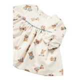 MAYORAL abito tinta unita con stampa  Beige per Neonata 2810 BEIGE MAYORAL 