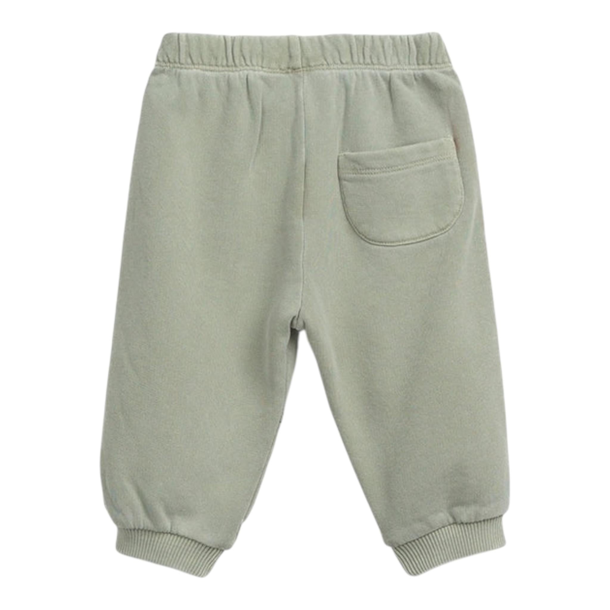 PLAY UP pantalone tuta tinta unita con elastico in vita Verde per Neonato PA011AP10907N VERDE PLAY UP 