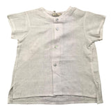 Zero Ampere Shirt Halbarm Einfarbig Weiß Für Neugeborene