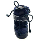 MOON BOOT stivali tinta unita con lacci e logo Blu per Neonato 80D1400430 BLU MOON BOOT 