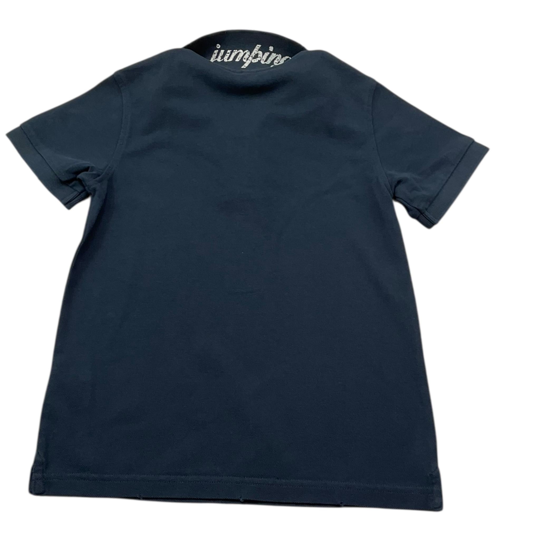 Sun68 Polo Mezza Manica Tinta Unita con Logo per Bambino A35301 BLU SUN68 