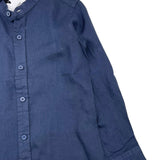 Over-D Uni-Hemd mit Creano-Kragen Blau für Jungen