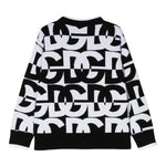 DOLCE & GABBANA maglia girocollo bicolore Bianco/nero per Bambino L4KWC5 BIANCO/NERO DOLCE & GABBANA 