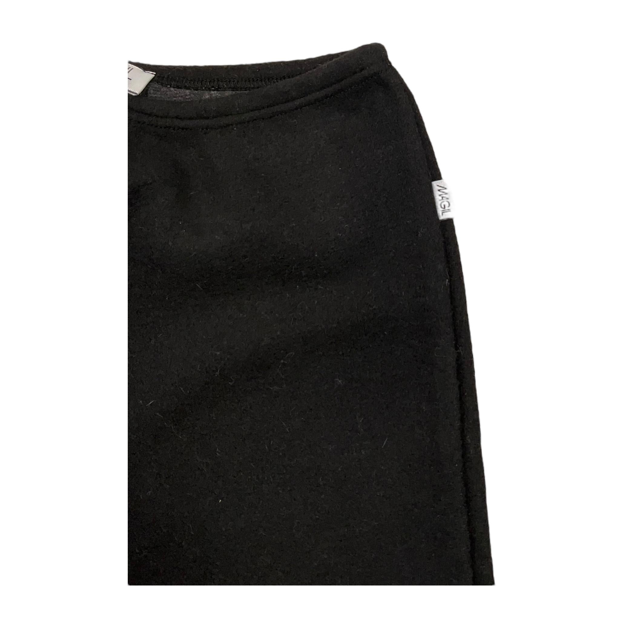 MAGIL pantalone tinta unita modello zampa Nero per Bambina GN25031 NERO MAGIL 