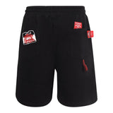 Sprayground Bermuda aus Fleece, einfarbig mit Kontrastdruck, schwarz für Jungen