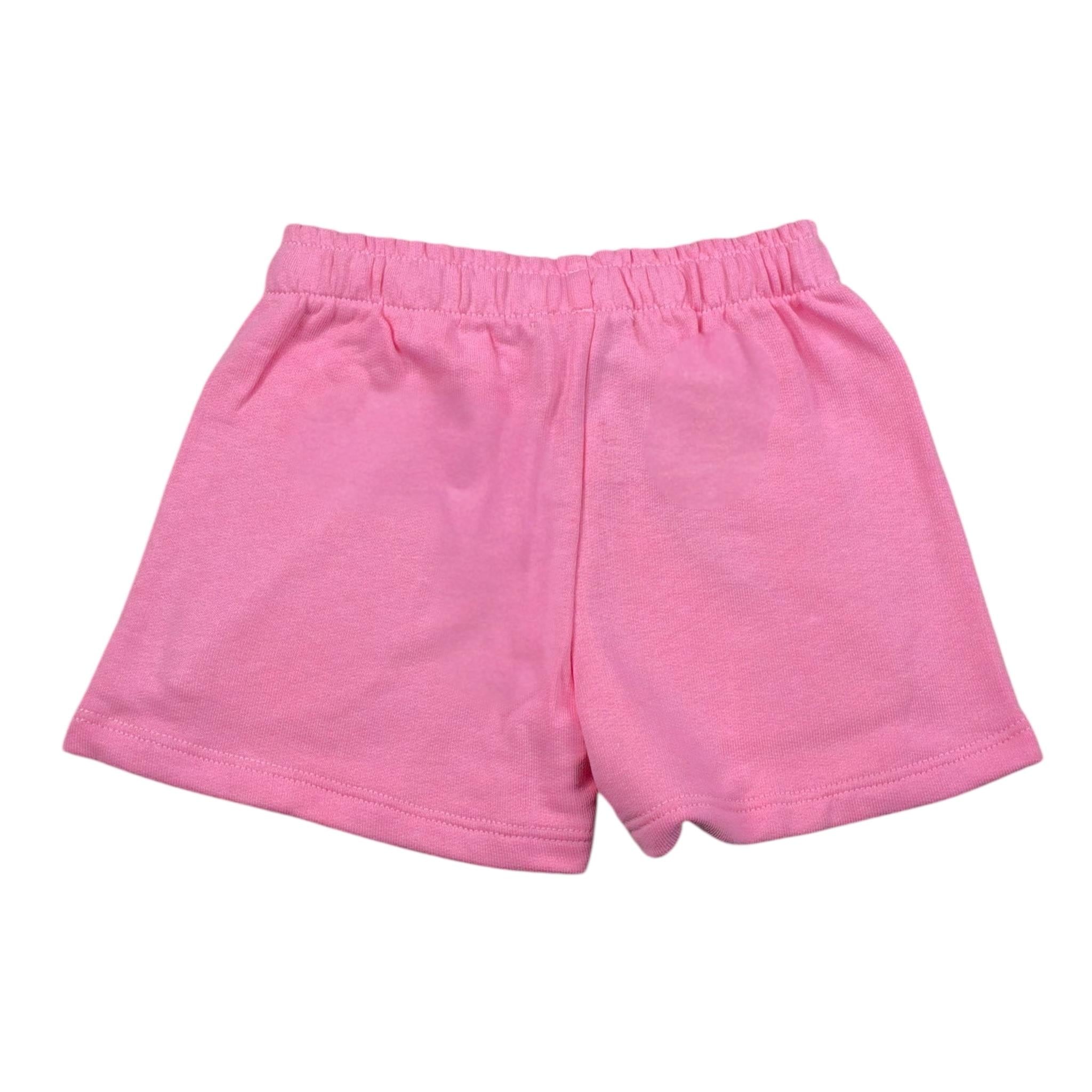 Mousse Short Tinta Unita con Elastico In Vita per Bambina UNILEOX ROSA MOUSSE 
