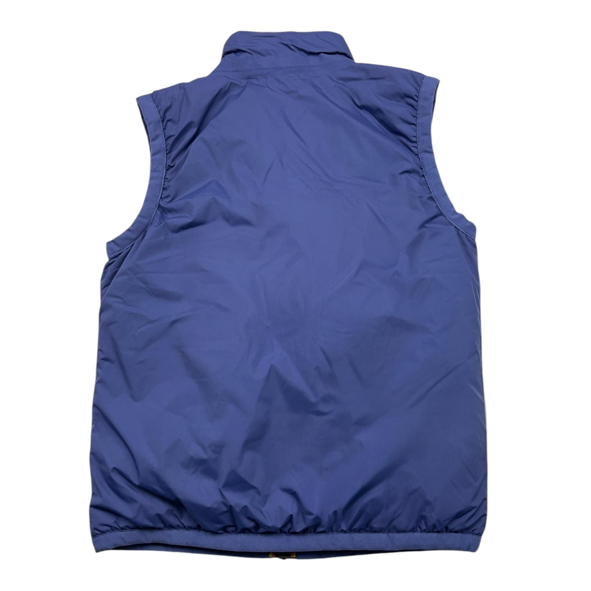 K-WAY giubbino smanicato tinta unita con zip Blu per Bambino K7141GW BLU K-WAY 