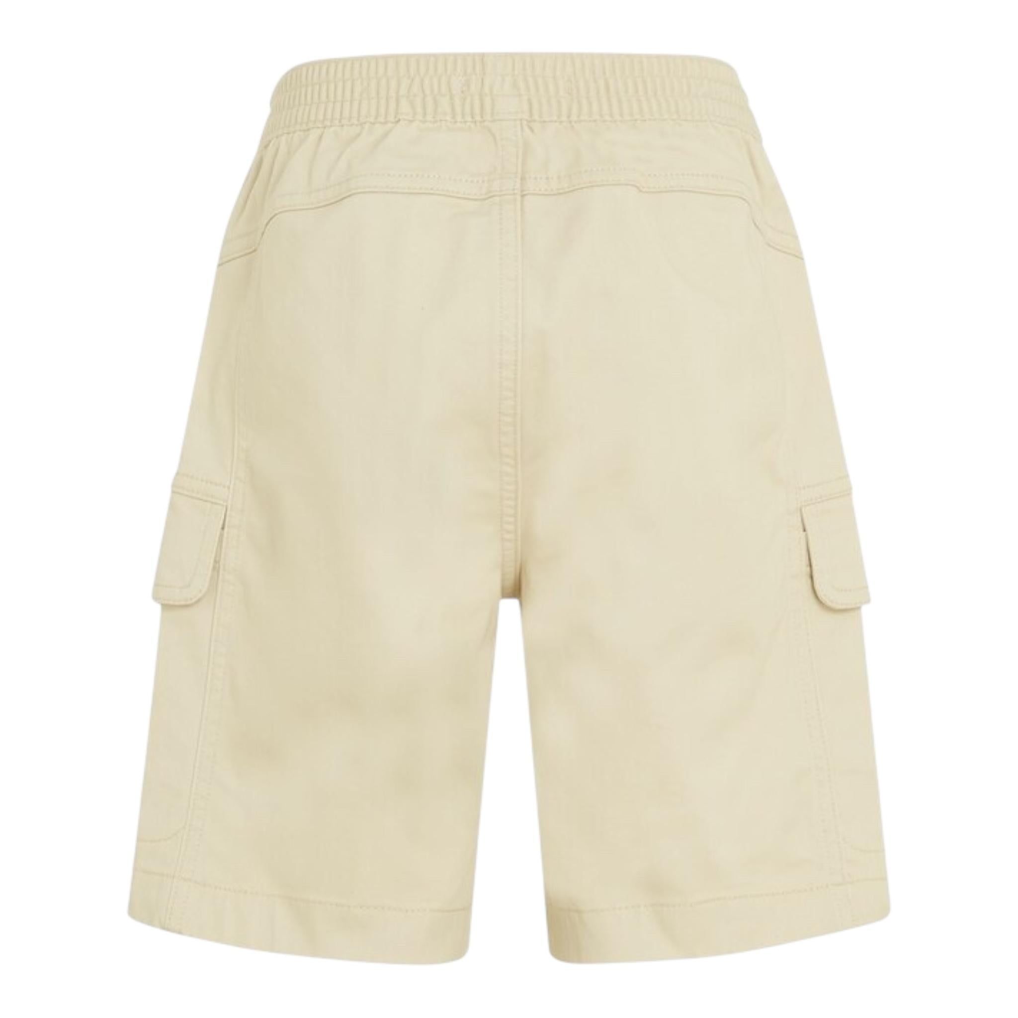 Calvin Klein Bermuda Tinta Unita con Stampa per Bambino IB0IB02057XX VERDE CALVIN KLEIN 