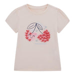 Guess T-Shirt Girocollo Tinta Unita con Stampa per Neonata K5GI03K6YW4 ROSA GUESS 