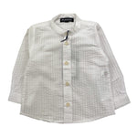 Please Camicia Manica Lunga Tinta Unita per Neonato CL28270B73 BIANCO PLEASE 