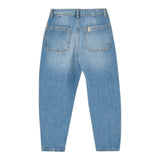 Liu Jo Jeans Tinta Unita con Applicazioni Brillantini per Bambina GA5110XX AZZURRO LIU JO 