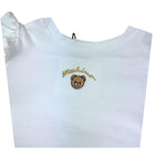 Moschino Completo 2 Pezzi T-Shirt-Gonna per Bambina HDG01R BAINCO/ROSA MOSCHINO 