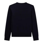 Guess Maglia Girocollo Tinta Unita con Logo per Bambino L0YR03Z2VV0 BLU GUESS 