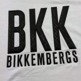 Bikkembergs T-Shirt Girocollo Tinta Unita con Stampa per Bambino BK3305 BIANCO BiKKEMBERGS 