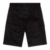 Calvin Klein Mädchen Bermudashorts in einfarbiger Optik mit elastischer Taille in Schwarz