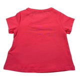 Guess T-Shirt Girocollo Tinta Unita con Stampa per Neonata K3GI01K6YW3X ROSA GUESS 