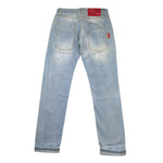 Patriot Jeans Tinta Unita con Strappi per Bambino PJ5S2SPBK39 AZZURRO PATRIOT 