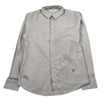 Paolo Pecora Camicia Manica Lunga Tinta Unita per Bambino PP2897 FANGO PAOLO PECORA 