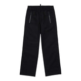 Dsquared2 Pantalone Tinta Unita con Elastic In Vita per Bambino DQ2794 NERO DSQUARED2 