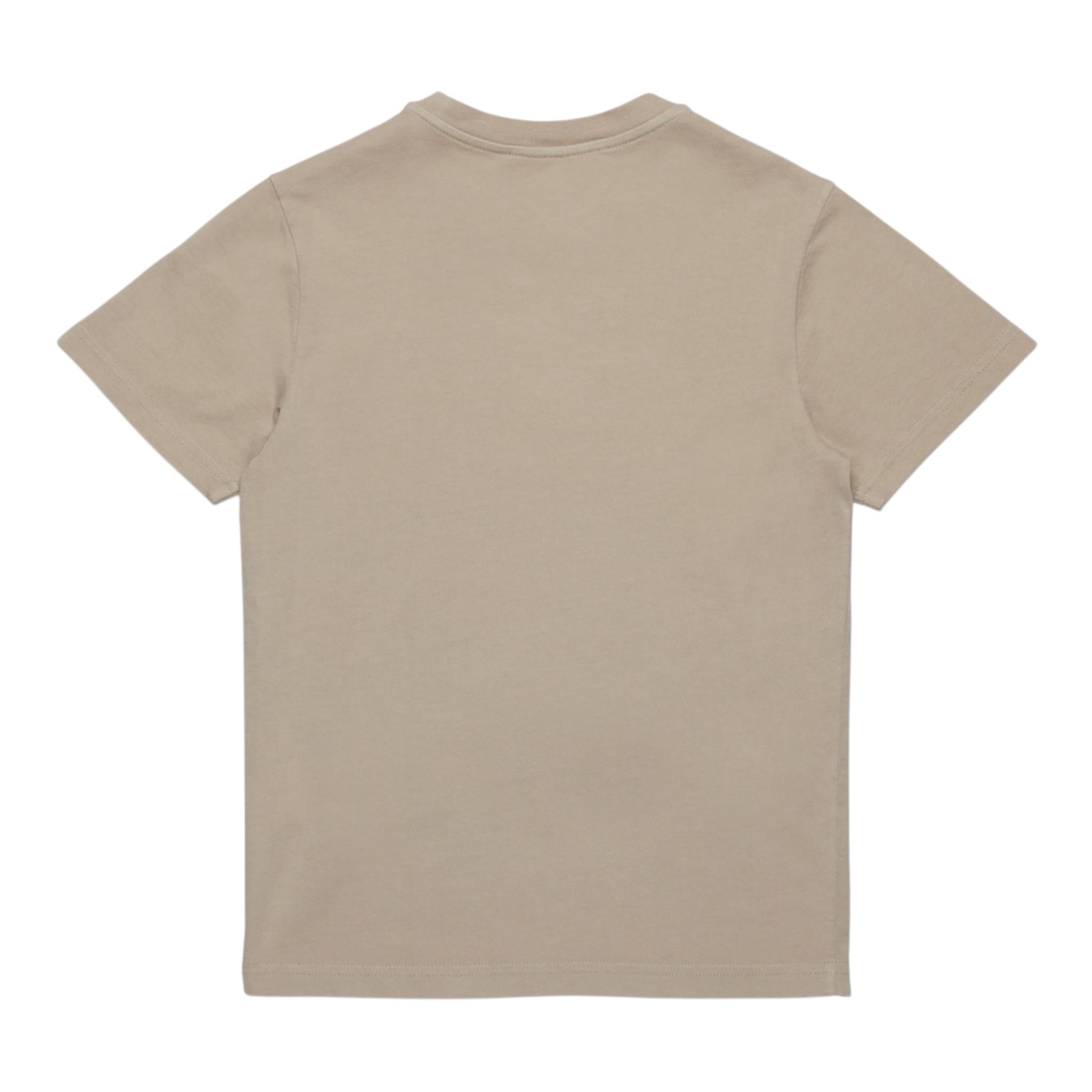 Dsquared2 T-Shirt Girocollo Tinta Unita con Stampa per Bambino DQ2743 BEIGE DSQUARED2 