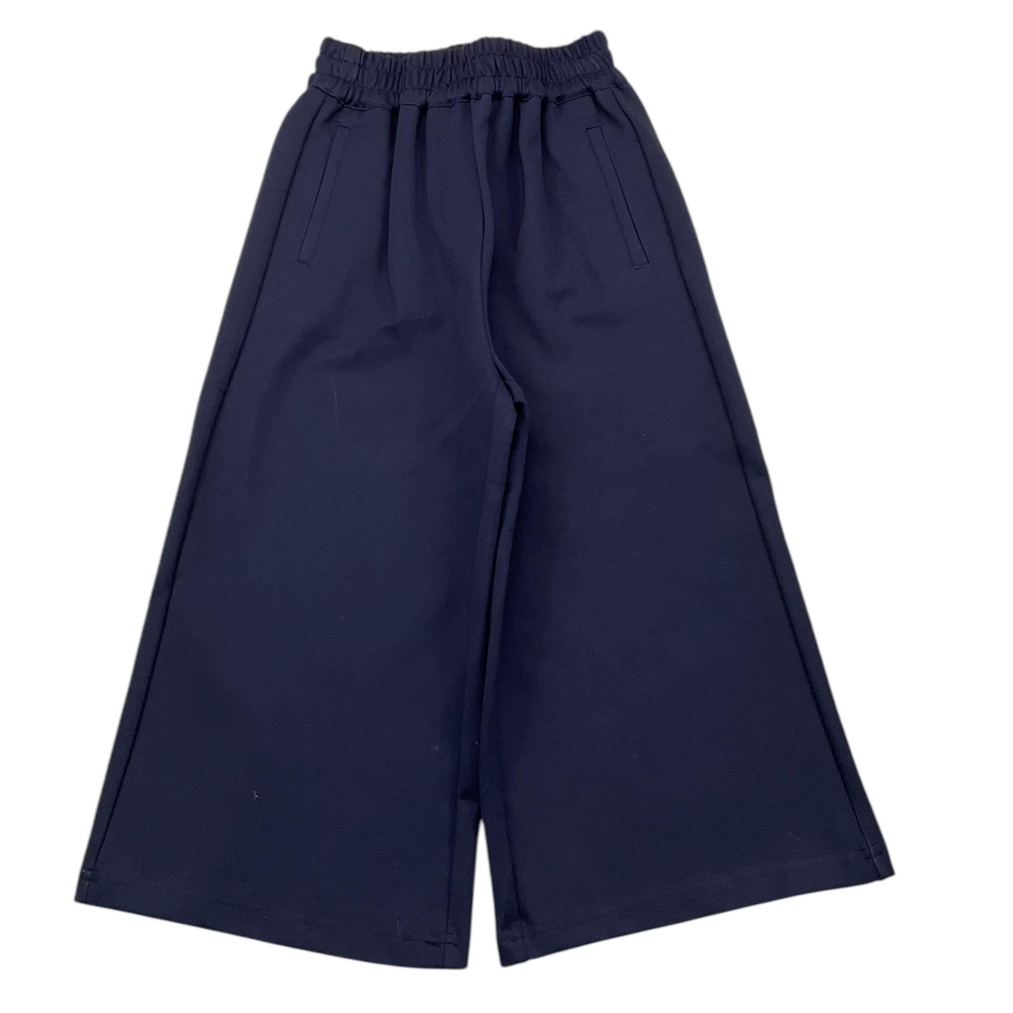 TRUSSARDI pantalone tinta unita modello palazzo Blu per Bambina TGA25073PA BLU TRUSSARDI 