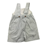 Wedoble Weiß/Blau gestreifter Overall für Babys