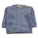 WEDOBLE maglia girocollo tinta unita con ricami Azzurro per Neonato I2404301 AZZURRO WEDOBLE 