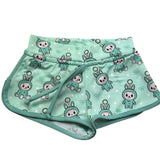 Saint Barth Short Tinta Unita con Stampe per Bambina COCO VERDE SAINT BARTH 