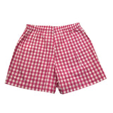 Moschino Short Fantasia Quadretti per Bambina SHTMO BIANCO/ROSA MOSCHINO 