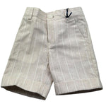 Manuel & Frank Bermuda Tinta Unita con Girovita Regolabile per Bambino MF2314B BEIGE MANUEL & FRANK 