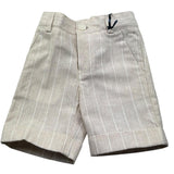Manuel & Frank Bermuda Tinta Unita con Girovita Regolabile per Bambino MF2314B BEIGE MANUEL & FRANK 