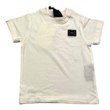 F**K Einfarbiges T-Shirt mit Rundhalsausschnitt in Weiß für Babys