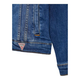 Guess Giubbino In Denim Tinta Unita per Bambino L4RL07D4GV0 BLU GUESS 