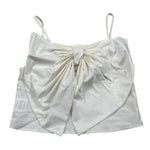 Vicolo Top Bretelline Tinta Unita con Fiocco per Bambina 3146TOP00317XX BIANCO VICOLO 