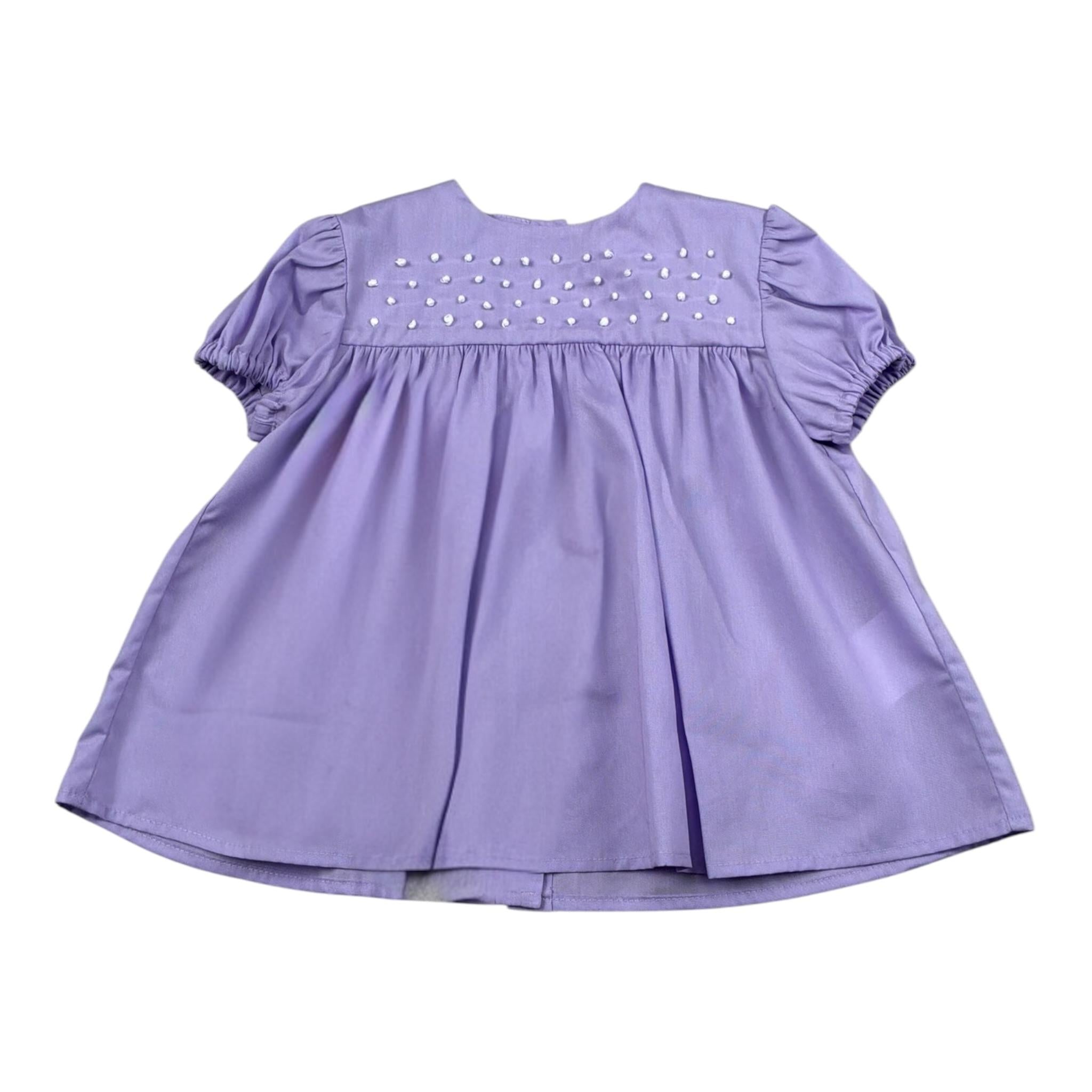 Ilfarobimbi camiciaTinta Unita Mezza Manica per Neonata IFN50150 LILLA ILFAROBIMBI 