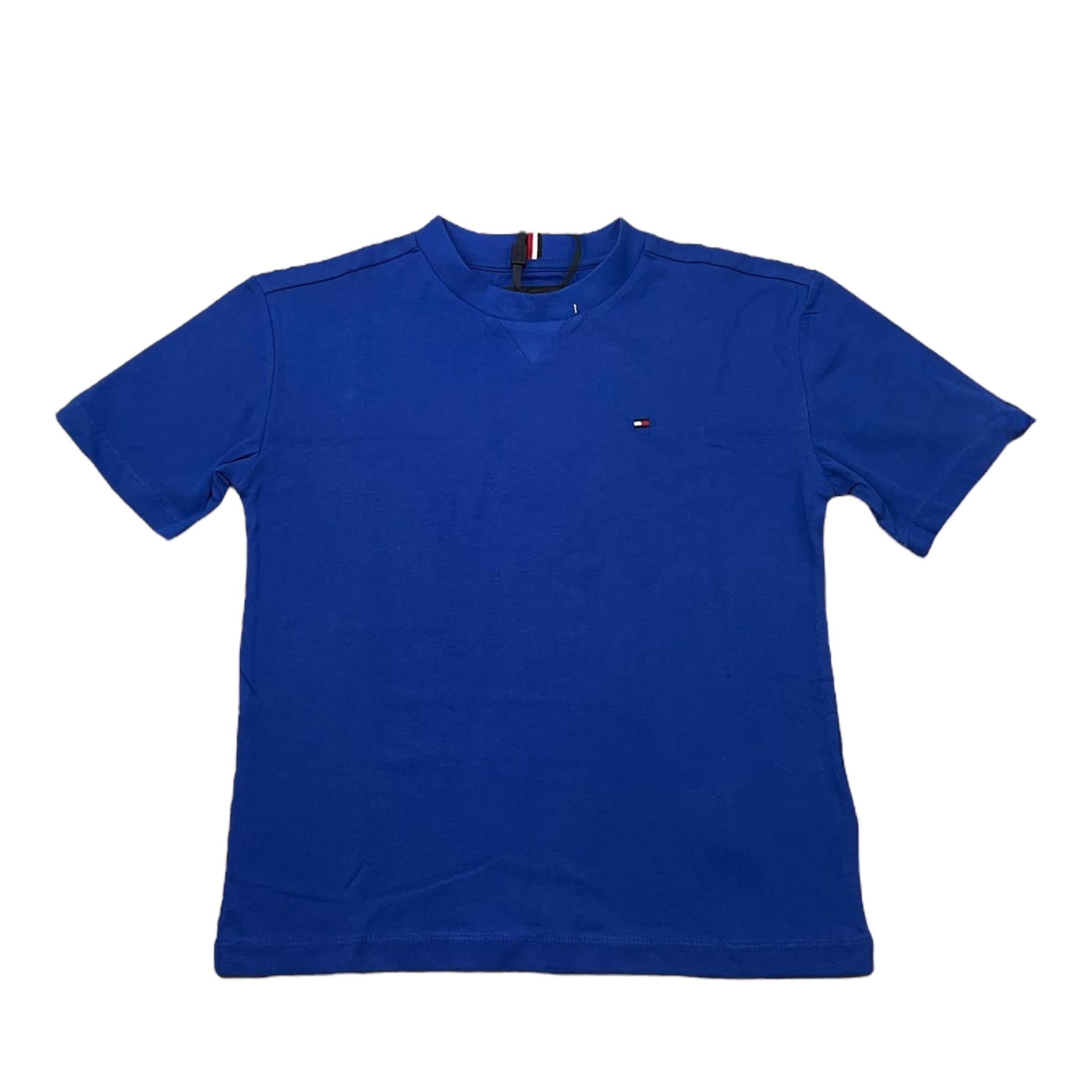 Tommy Hilfiger T-Shirt Girocollo Tina Unita con Stampa per Bambino KB0KB08575 BLU TOMMY HILFIGER 