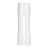 Fun & Fun Pantalone Tinta Unita Modello Zampa per Bambina FNJOT17060 BIANCO FUN & FUN 