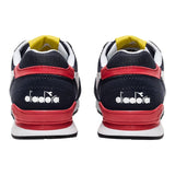 Diadora Tricolore Sneakers mit blauen Schnürsenkeln für Kinder