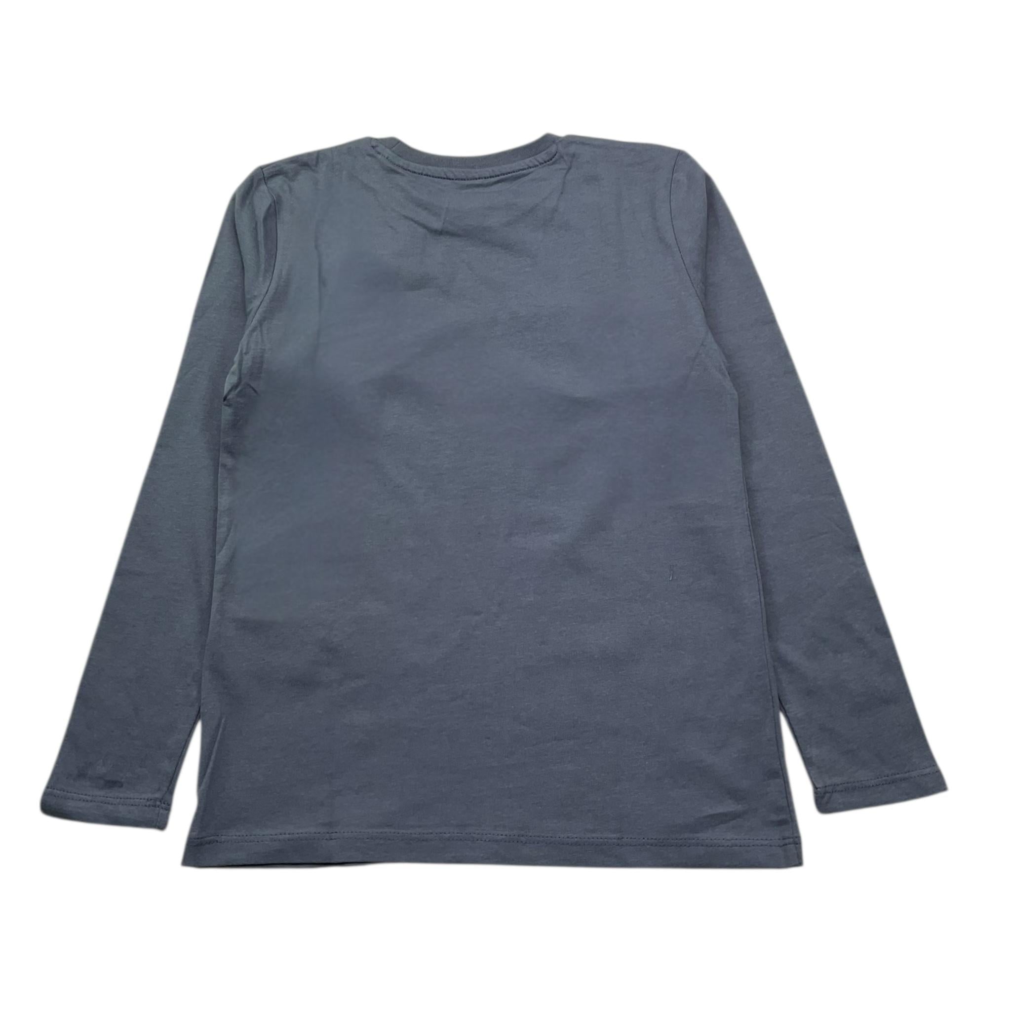 Guess Shirt Girocollo Tinta Unita con Logo per Neonato N5RI17K8HM4 PETROLIO GUESS 