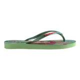 Havaianas Flip-Flops, einfarbig, mit Disney-Prinzessinnen-Muster, Grün, für Mädchen