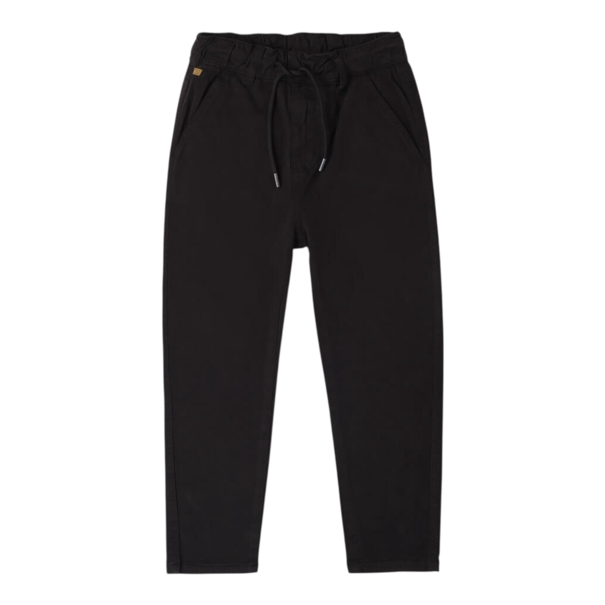 SARABANDA pantalone tinta unita con elastico in vita Nero per Bambino 0533 NERO SARABANDA 