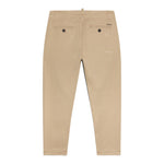 BALMAIN pantalone tinta unita cn toppe Beige per Bambino DQ1182 BEIGE BALMAIN 