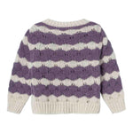 NAME IT maglia bicolore con fantasia a righe Panna/viola per Neonata 13233150N PANNA/VIOLA NAME IT 