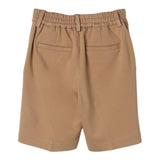 Boss Bermuda Solid Color Elastische Taille Kamel Für Jungen