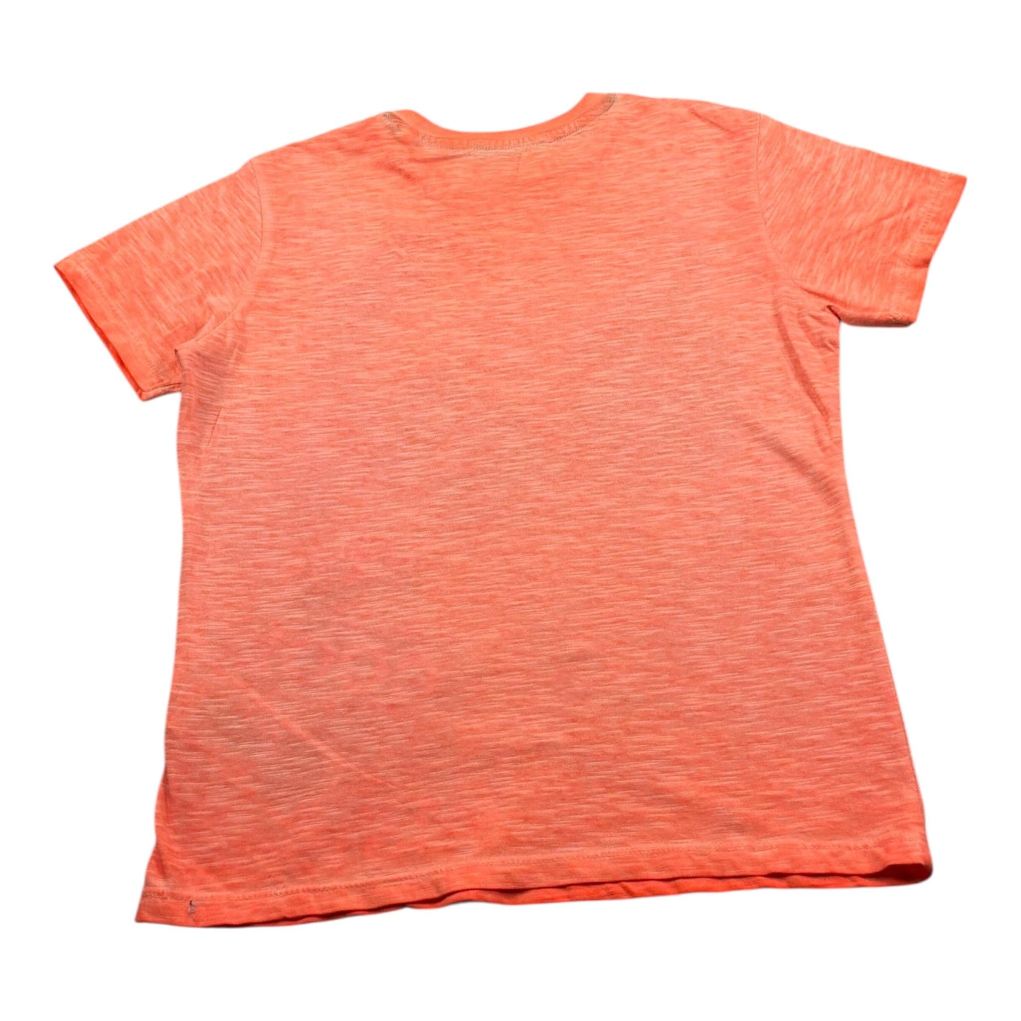 Guess T-Shirt Girocollo tinta unita con Stampe Arancione per Bambino 65MZJ52G00159 ARANCIONE GUESS 