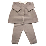 BABY LORD completo 3 pezzi maglia-pantalone-babbucce Beige per Neonata 416 BEIGE BABY LORD 