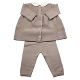 BABY LORD completo 3 pezzi maglia-pantalone-babbucce Beige per Neonata 416 BEIGE BABY LORD 