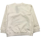 DOLCE & GABBANA felpa chiusa girocollo con logo Panna per Bambina L1JWIXJ PANNA DOLCE & GABBANA 