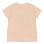 Guess T-Shirt Girocollo Tinta Unita con Stampa per Bambina K5RI06K6YW4J ROSA GUESS 