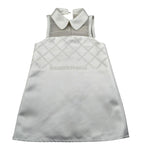 Elisabetta Franchi Abito Giromanica Tinta Unita con Brillantini per Bambina EFAB618XX BIANCO ELISABETTA FRANCHI 